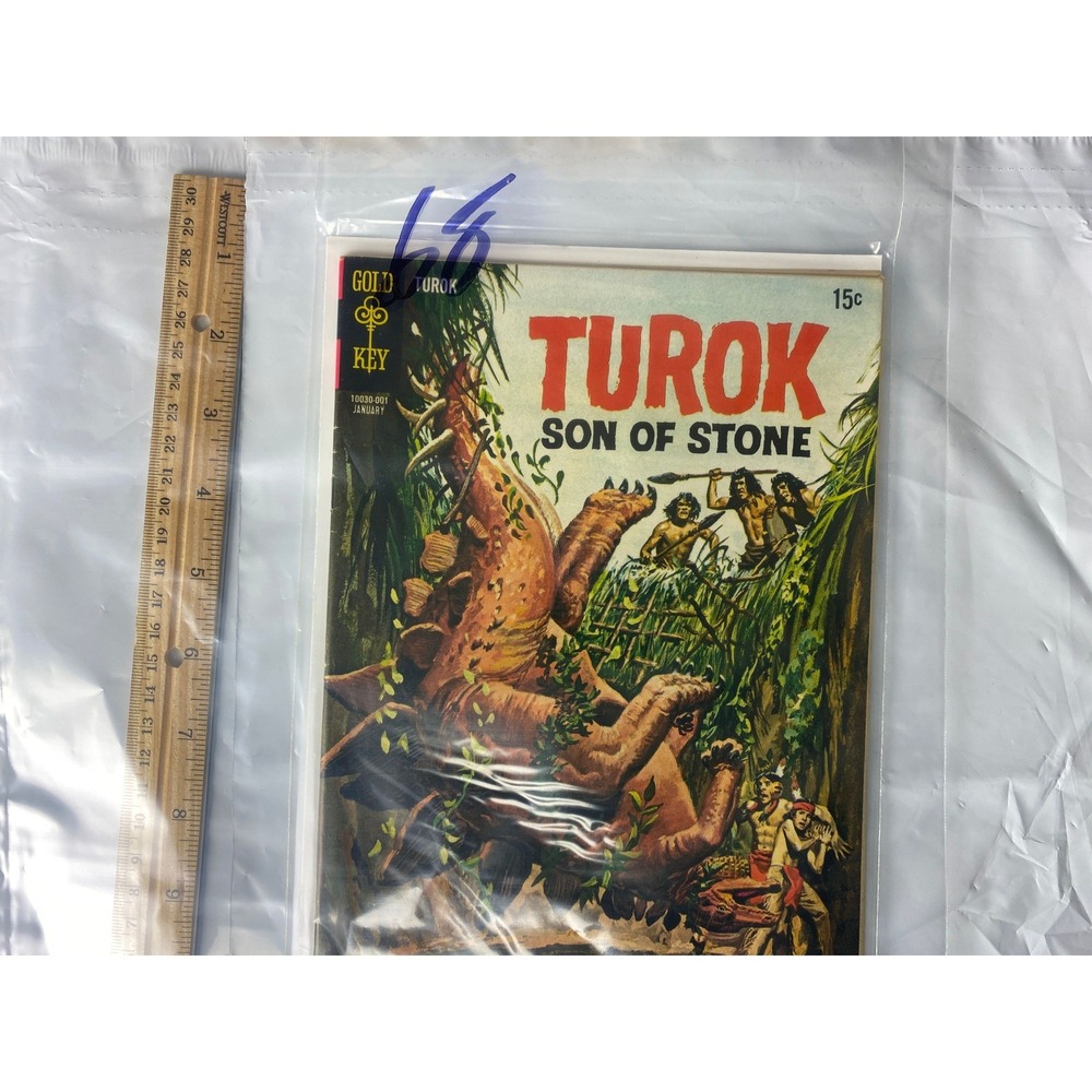 Turok Son of Stone Comic Book Issue 1 January 1962 Gold Key Comics‎ 15c